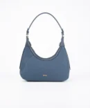 A petite women's handbag with an elegant design - blue