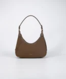 A petite women's handbag with an elegant design - coffee